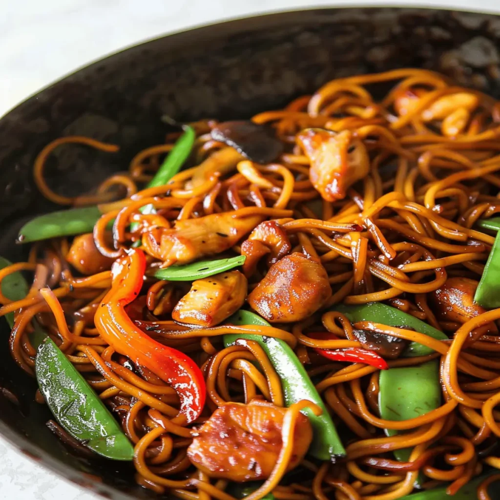 Delicious and Easy Chicken Noodle Stir Fry
