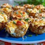 Easy Cheesy Cauliflower Muffins (Low Carb)