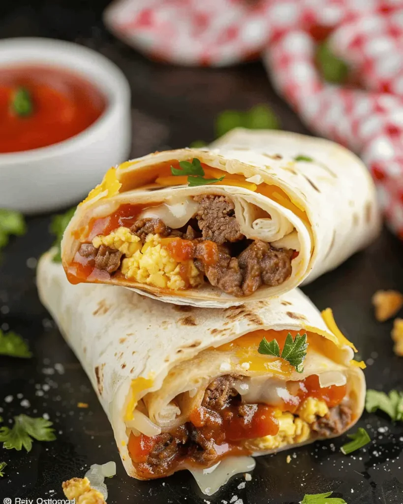 Easy Freezer Breakfast Burritos