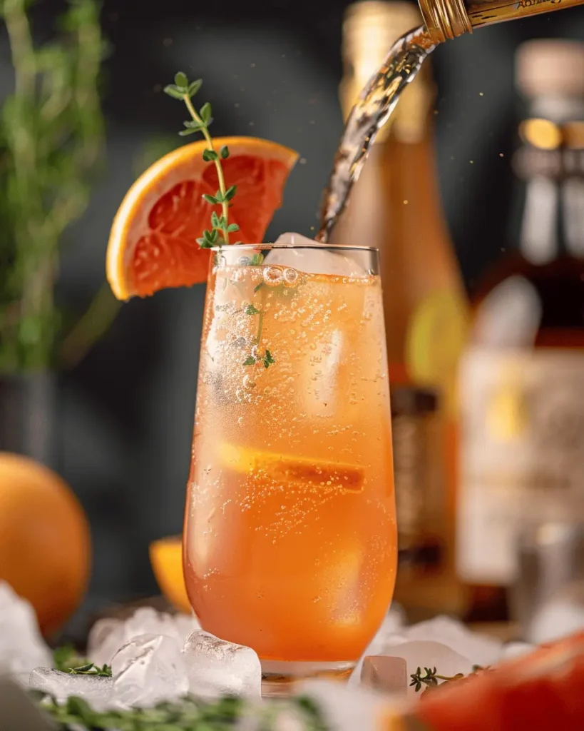 Grapefruit Aperol Spritz Mocktail