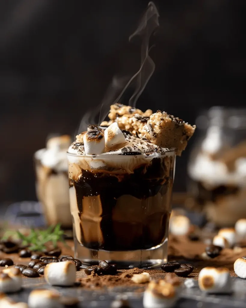 Hubby’s Toasted Marshmallow S’Mores Coffee Mocktail