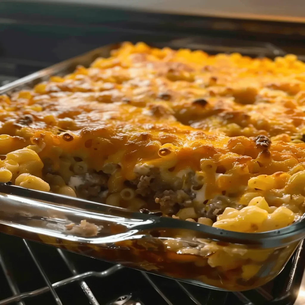 Irresistible Twist: Mac & Cheese Meatloaf Casserole