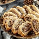 Italian Nut Roll Cookies