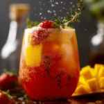 Mango Strawberry Smash Mocktail
