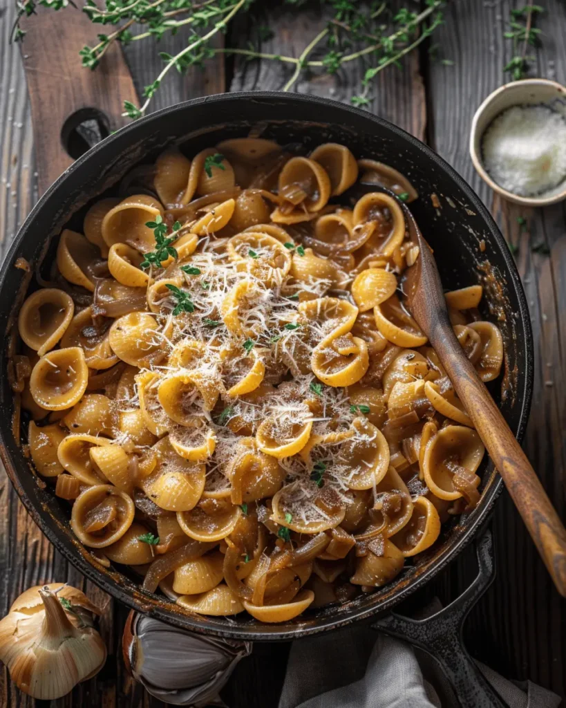 One Pot French Onion Pasta