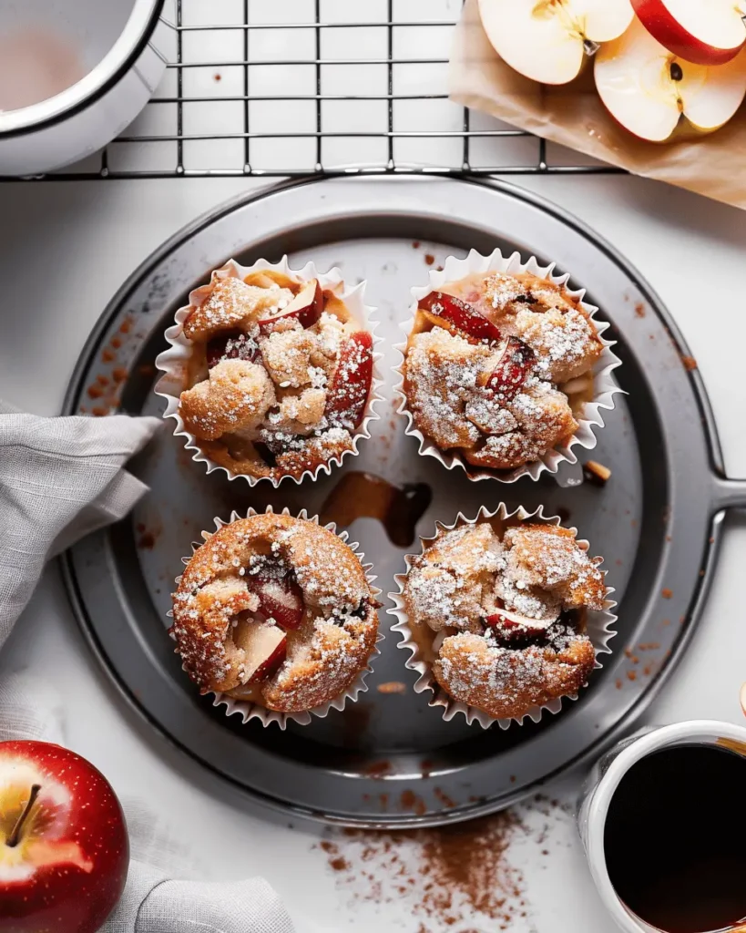 Quick and Easy Apple Fritter Muffins