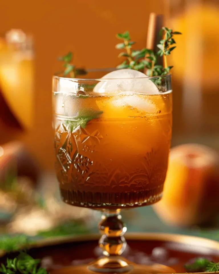 Southern Peach Iced Sweet Tea