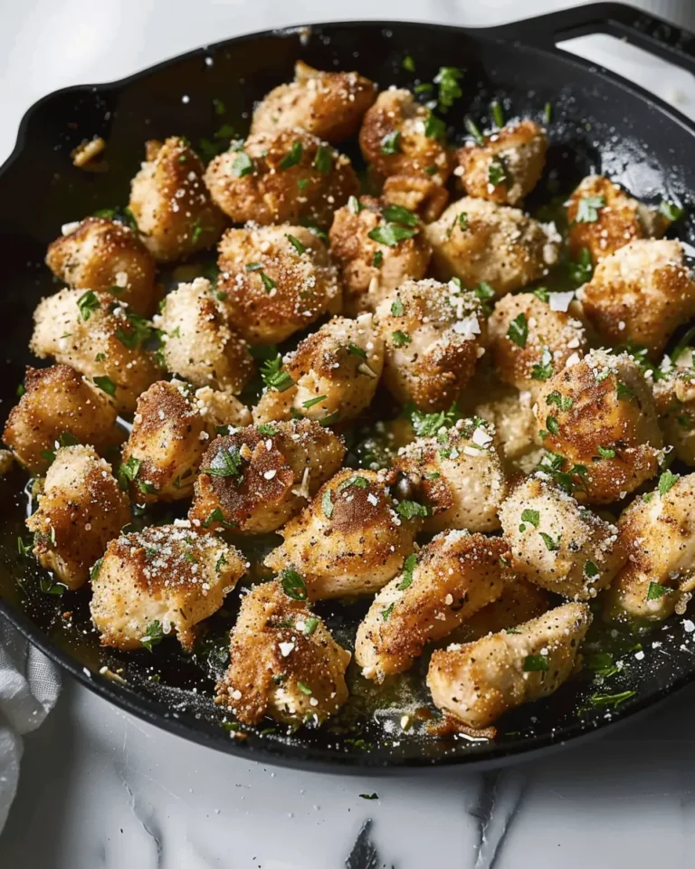 Garlic Parmesan Chicken Bites