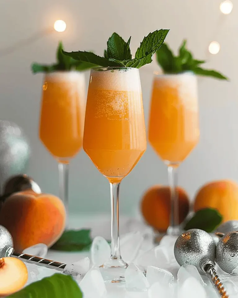 Peach Bellini Mocktail Recipe: Refreshing Non-Alcoholic Indulgence