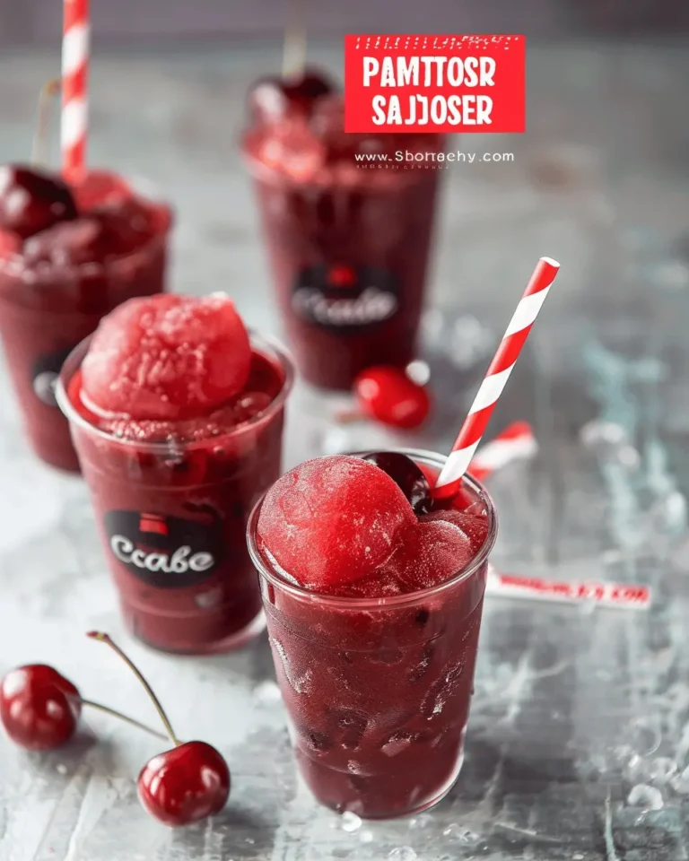 Cherry Jack and Coke Slushies