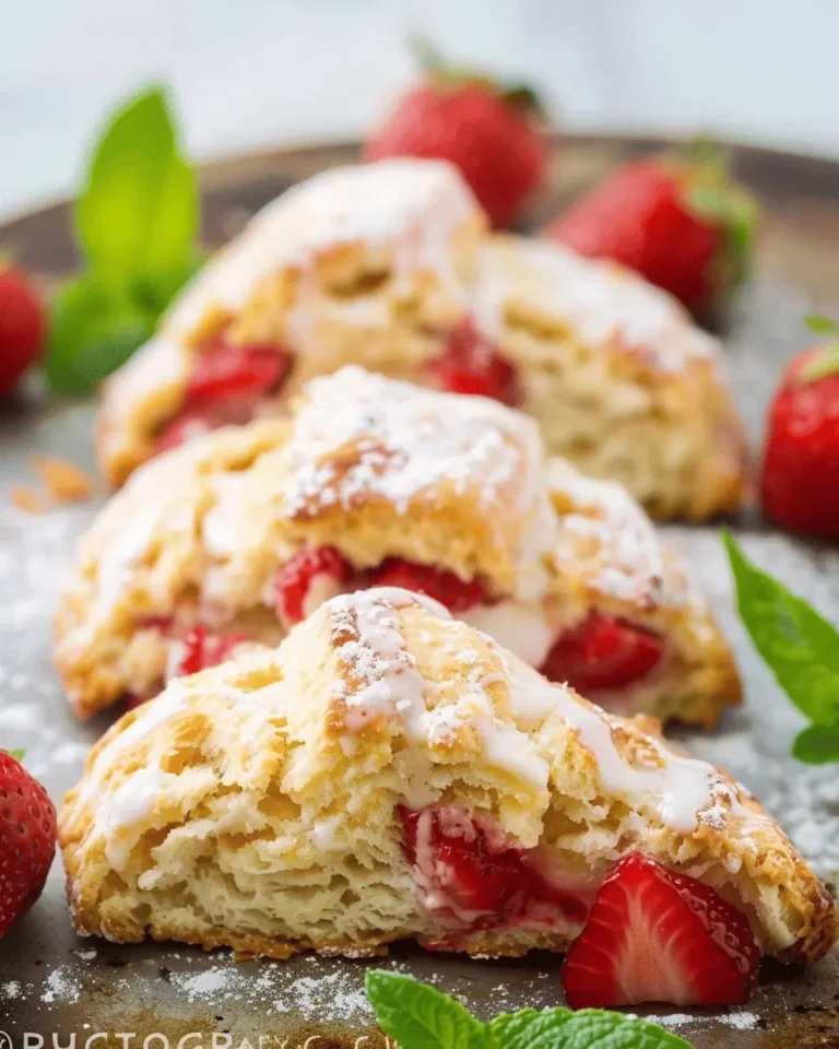 Perfect Strawberry Scones