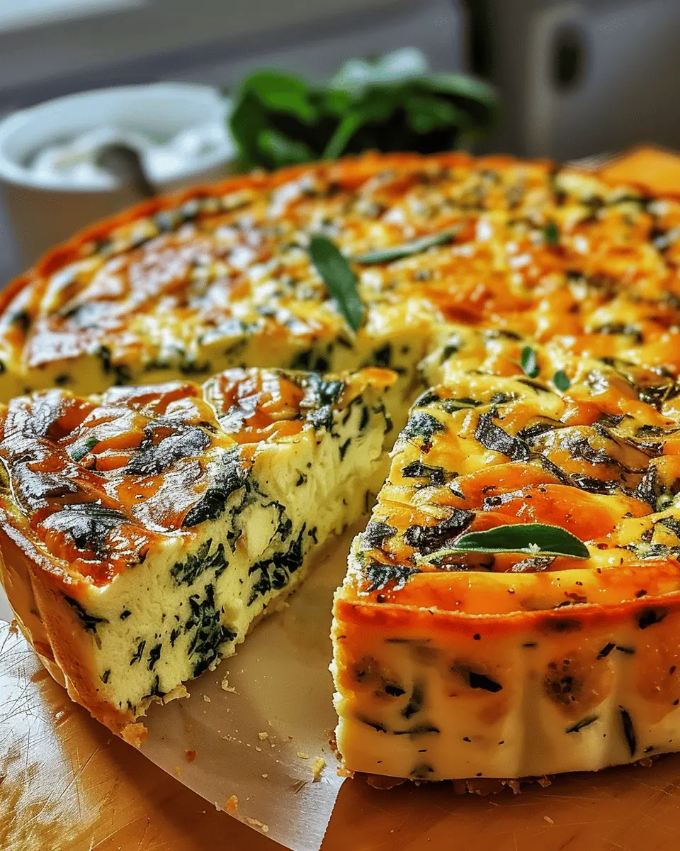 5-Star Cottage Cheese and Spinach Quiche – Healthy & Fluffy Delight