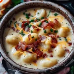Bacon Cheddar Gnocchi Soup – A Rich and Creamy Comfort Meal