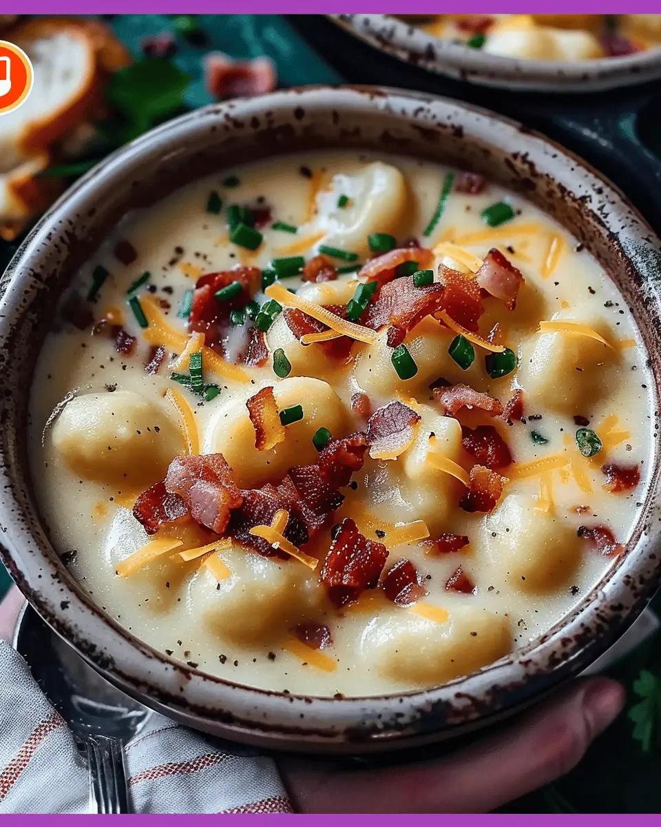 Bacon Cheddar Gnocchi Soup: A Creamy Comfort Meal You’ll Love