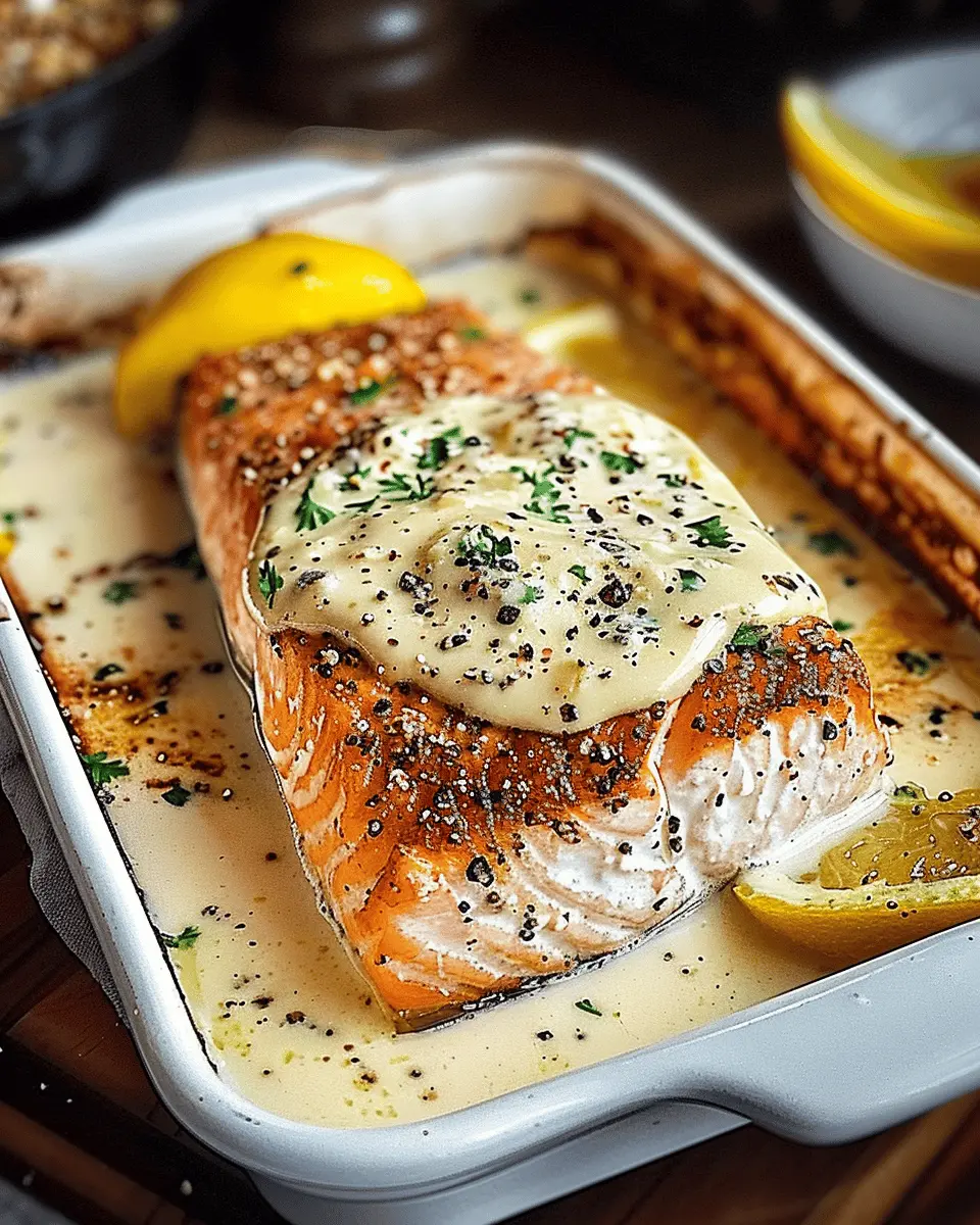 Baked Boursin Salmon – Creamy, Flavorful & Easy Weeknight Dinner