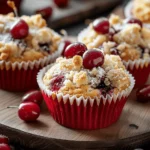 Cherry Cobbler Muffins