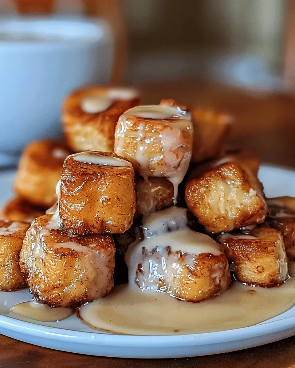 Cinnamon Roll French Toast Bites You’ll Crave Daily with Turkey Bacon