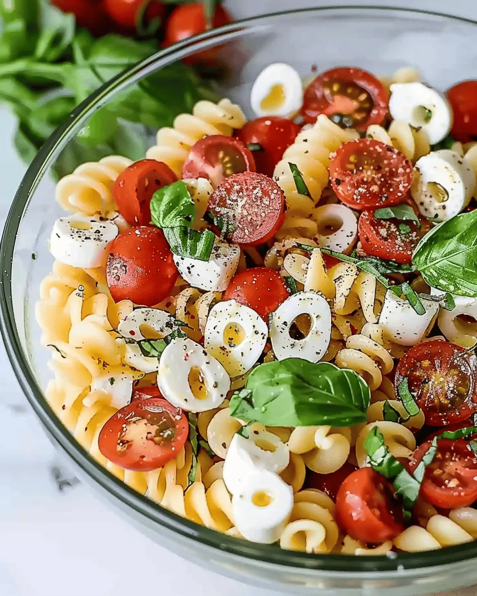 Creamy Caprese Pasta Salad: The Best Recipe for Home Cooks