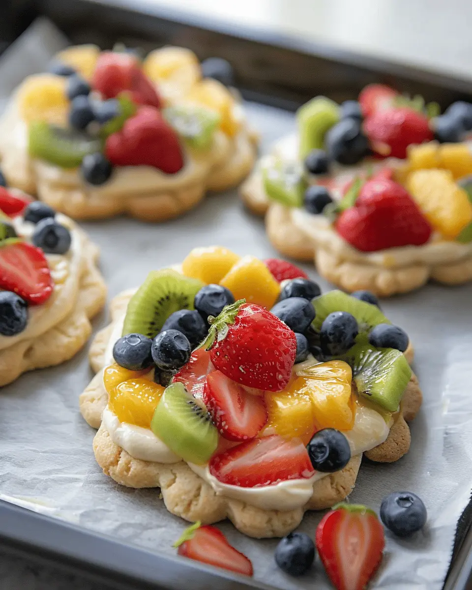 Fruit Pizza Cookies: Easy, Colorful Treats for Every Occasion