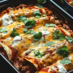 Ground Turkey Black Bean Enchiladas (40-Minutes)