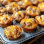 High-Protein Pancake Sausage Mini Muffins