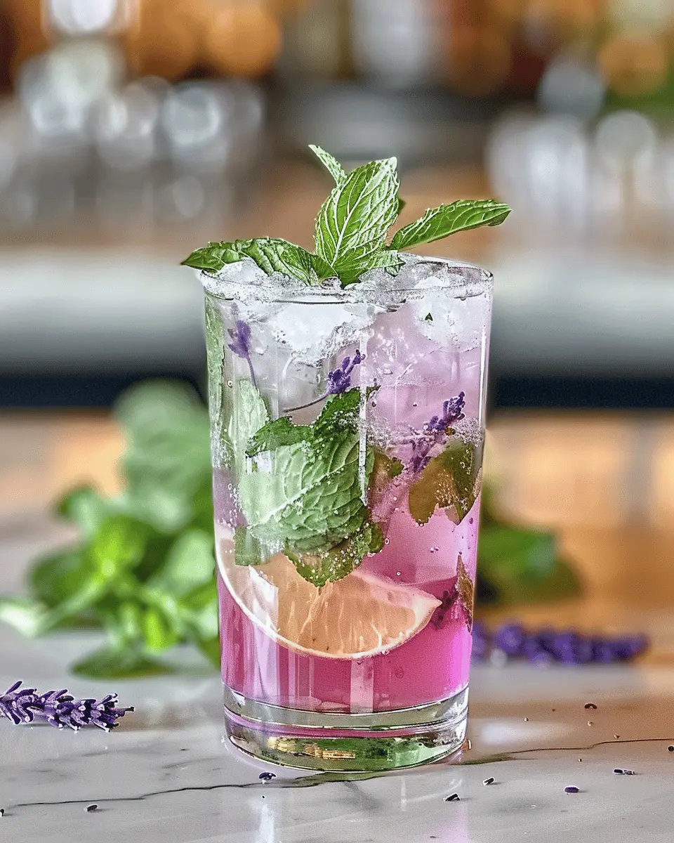 Lavender Mojito Mocktail: Refreshing Twist for Healthier Sips