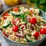 Lemon Orzo Pasta Salad