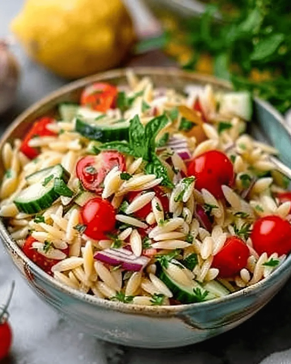 Lemon Orzo Pasta Salad: The Easy Refreshing Meal You’ll Love