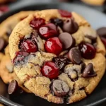 Maraschino Cherry Chocolate Chip Cookies