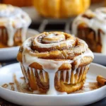 Pumpkin Cinnamon Roll Muffins