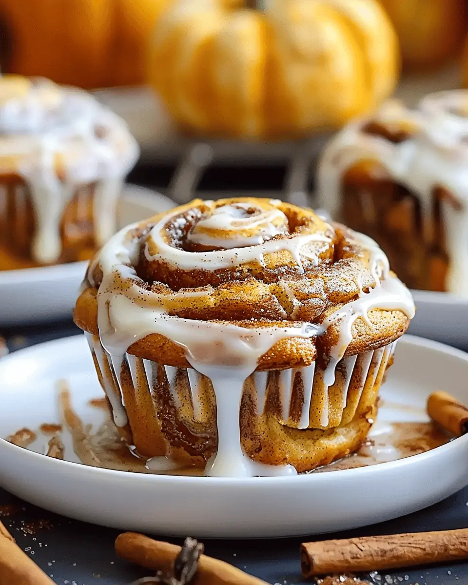 Pumpkin Cinnamon Roll Muffins: The Best Cozy Fall Treat