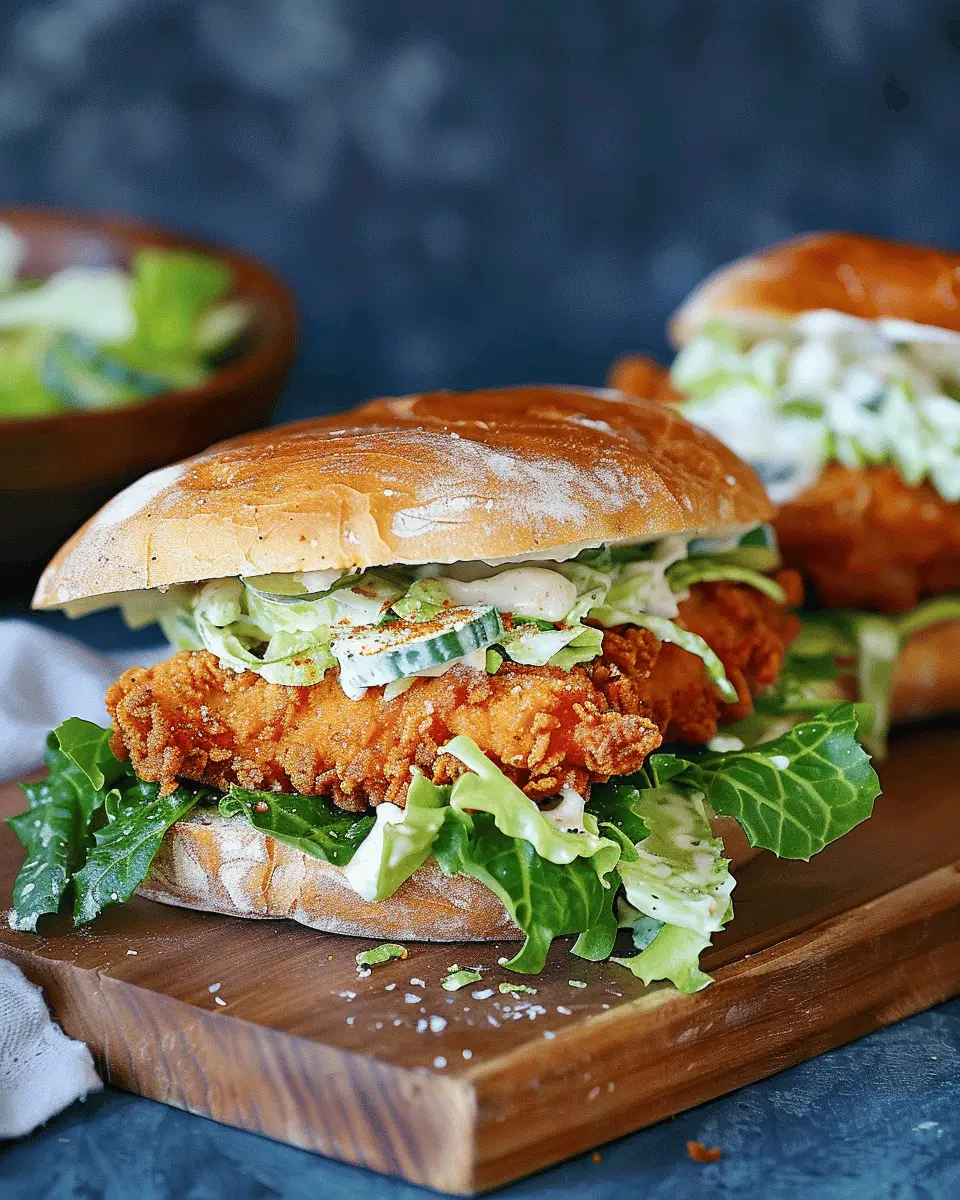 Crispy Chicken Caesar Sandwich with Turkey Bacon: A Simple Delight
