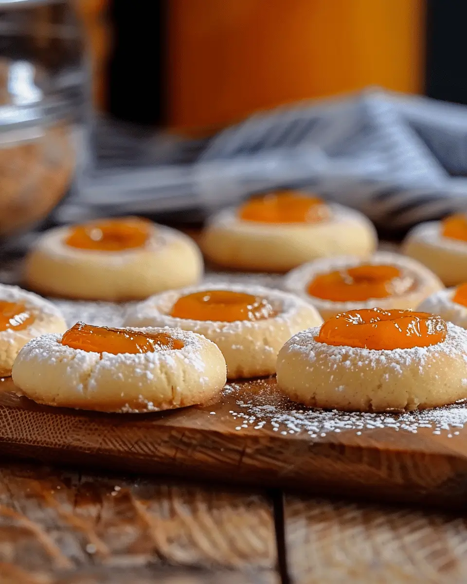 Apricot Almond Thumbprint Cookies: The Best Homemade Delight