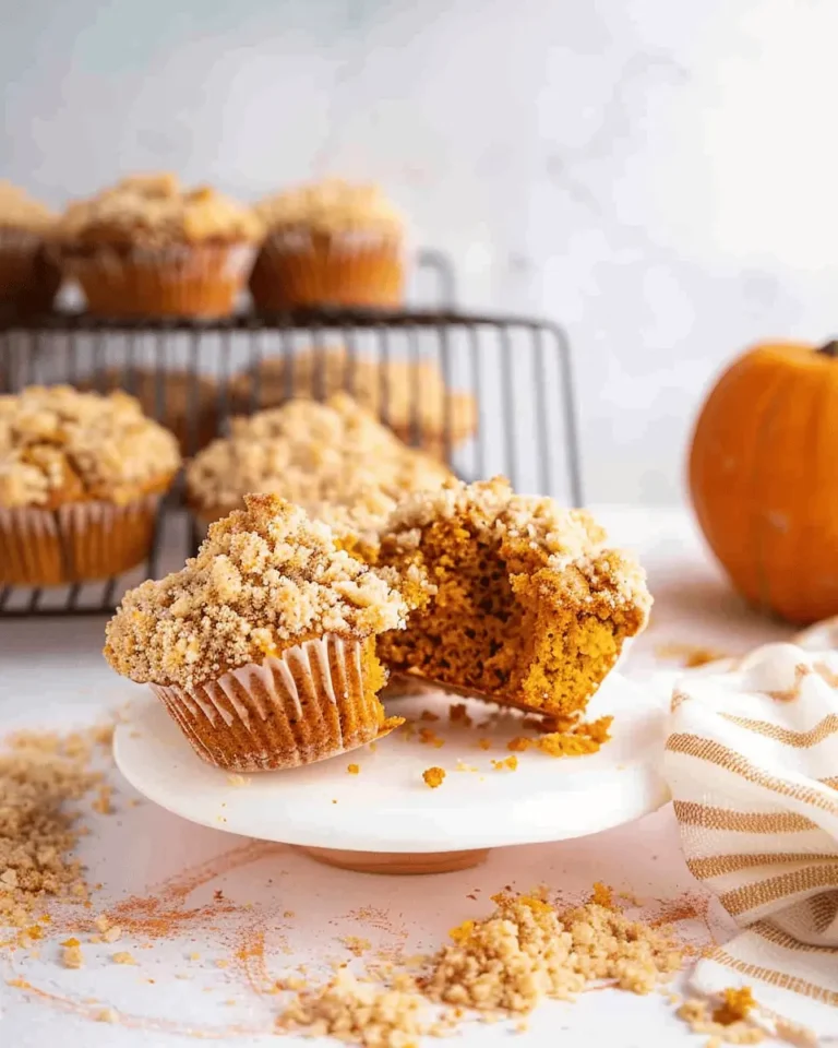 Spiced Pumpkin Muffins with Streusel Topping