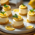 Mini Lemon Cheesecakes