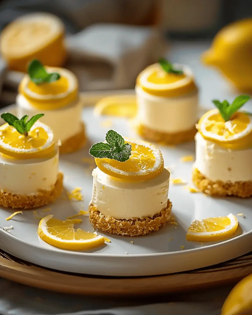 Mini Lemon Cheesecakes: The Easy and Indulgent Dessert You’ll Love
