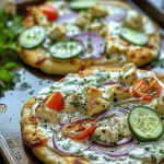 Tzatziki Chicken Pizza