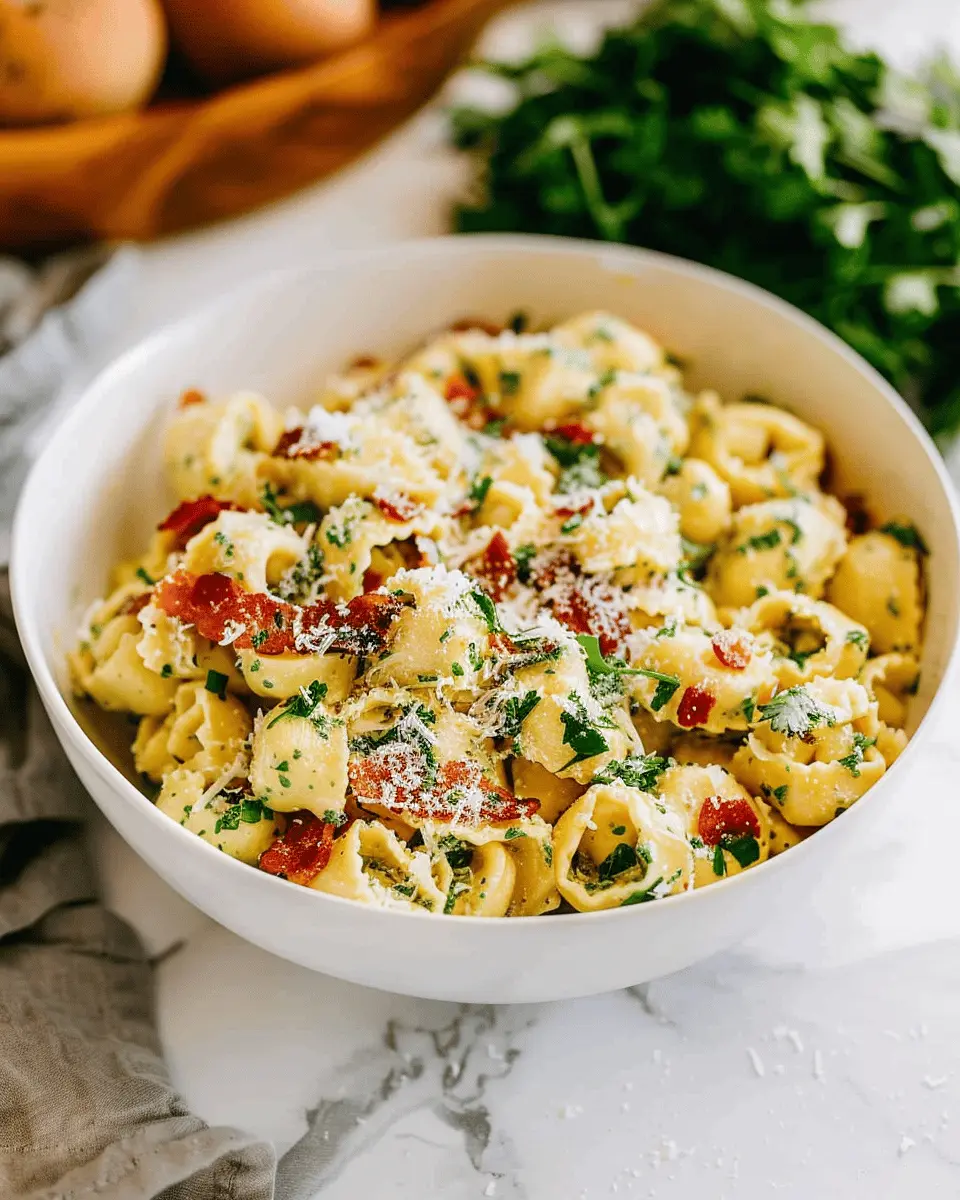 Easy Tortellini Turkey Bacon Carbonara: A Comforting Twist