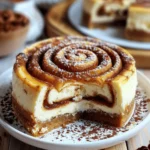 Cinnamon Roll Honeybun Cheesecake
