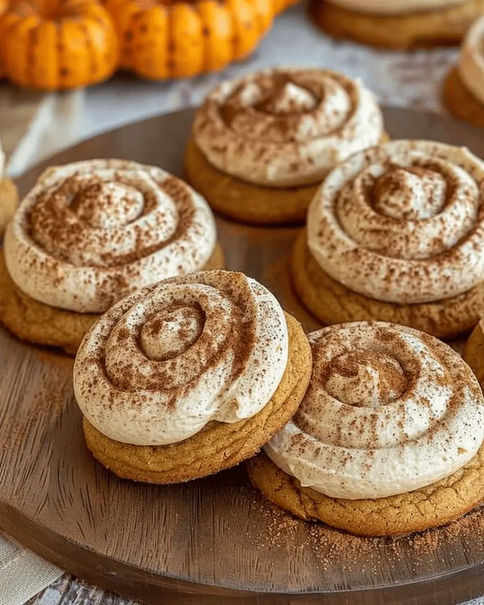 Soft Pumpkin Cookies with Cinnamon Frosting: The Best Fall Treat