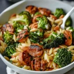 Chicken Sausage and Broccoli Orzo: A Delicious Recipe!