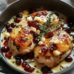 Impressive Cranberry Brie Stuffed Chicken