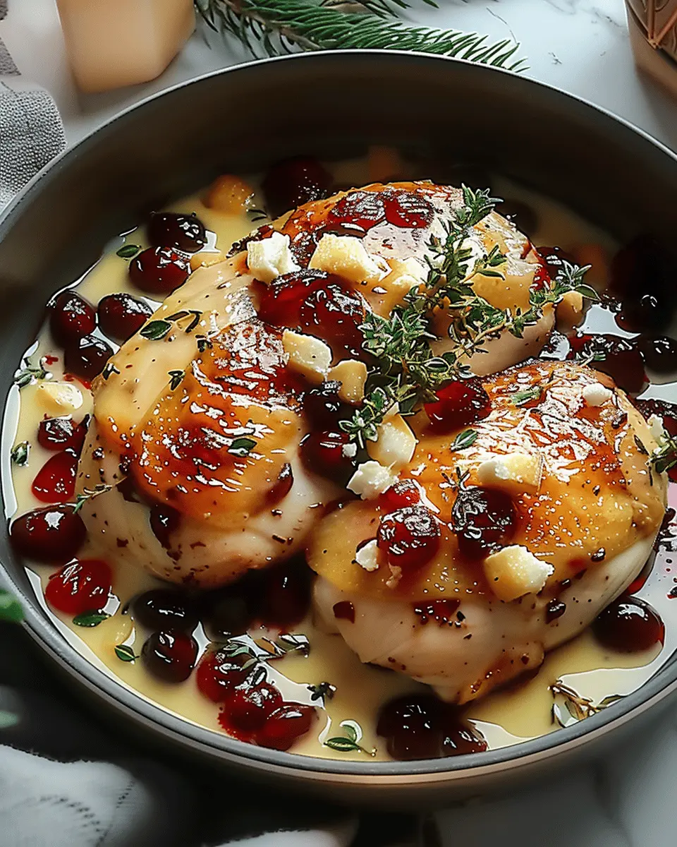 Impressive Cranberry Brie Stuffed Chicken with Turkey Bacon Delight
