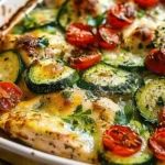 Mediterranean Chicken Zucchini Bake – Healthy, Flavorful & Easy!