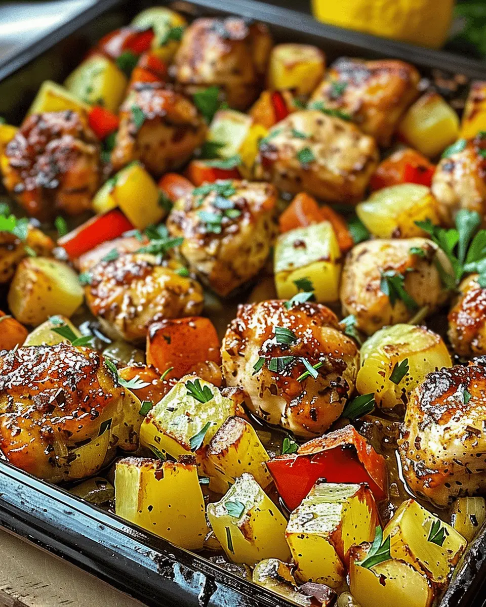 Hawaiian Chicken Sheet Pan Recipe: Easy and Flavorful Family Dinner