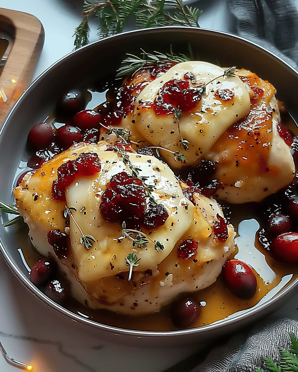 Impressive Cranberry Brie Stuffed Chicken: A Juicy, Homemade Delight