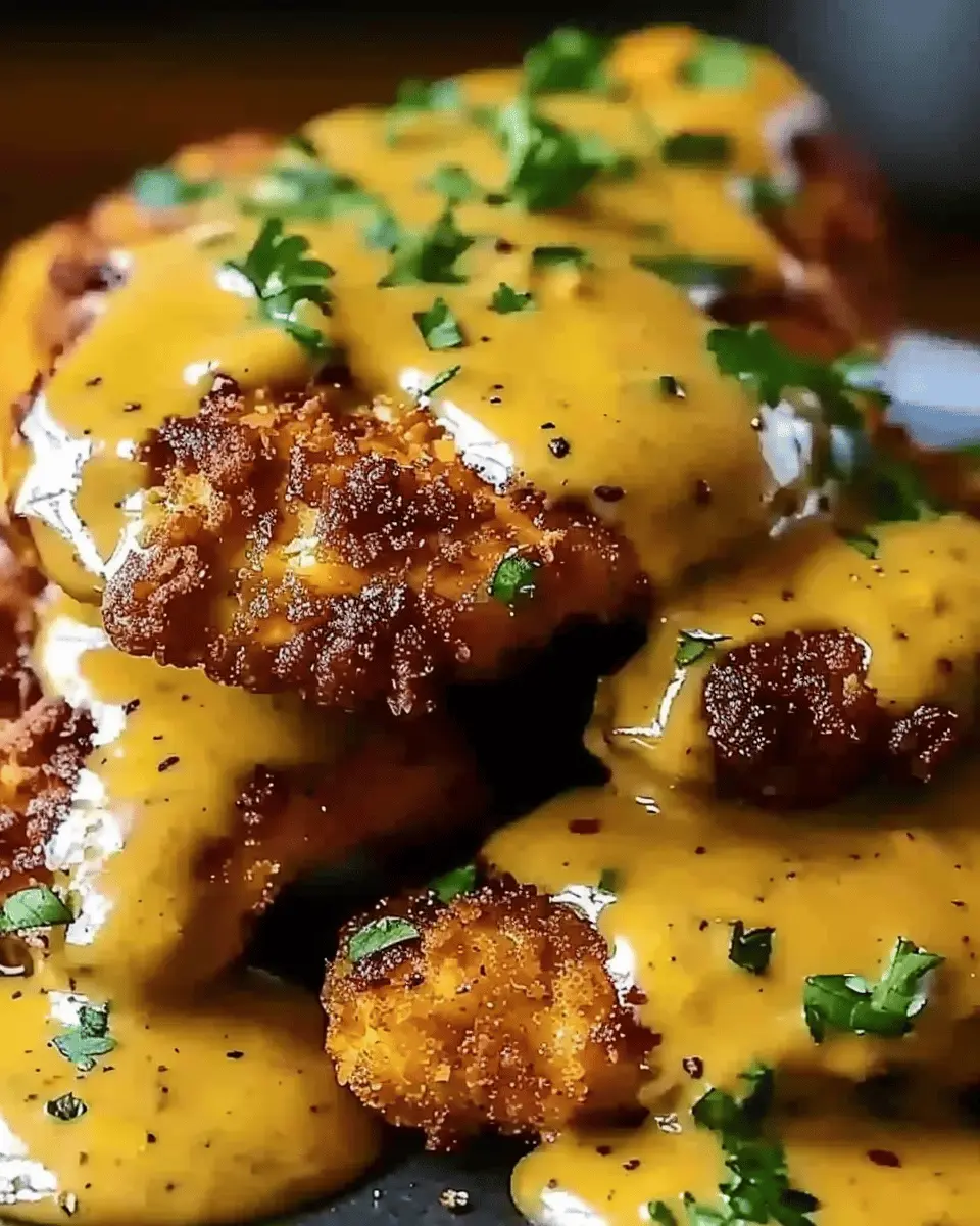 Pretzel Chicken with Mustard-Cheddar Sauce: An Amazing Ultimate Recipe