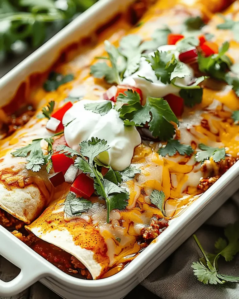 Easy Ground Beef Enchiladas