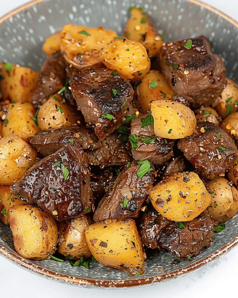 Garlic Butter Steak and Potatoes