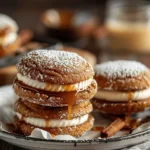 Apple Cider Whoopie Pie Cookies with Caramel
